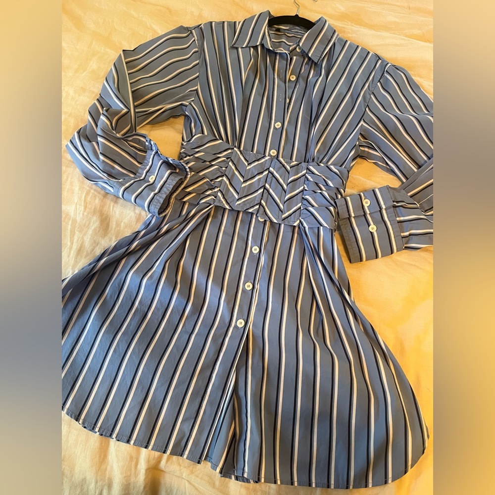 ZARA XSMALL men’s work shirt style dress SO CUTE